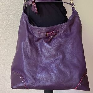 Coach Purple Shoulder Purse